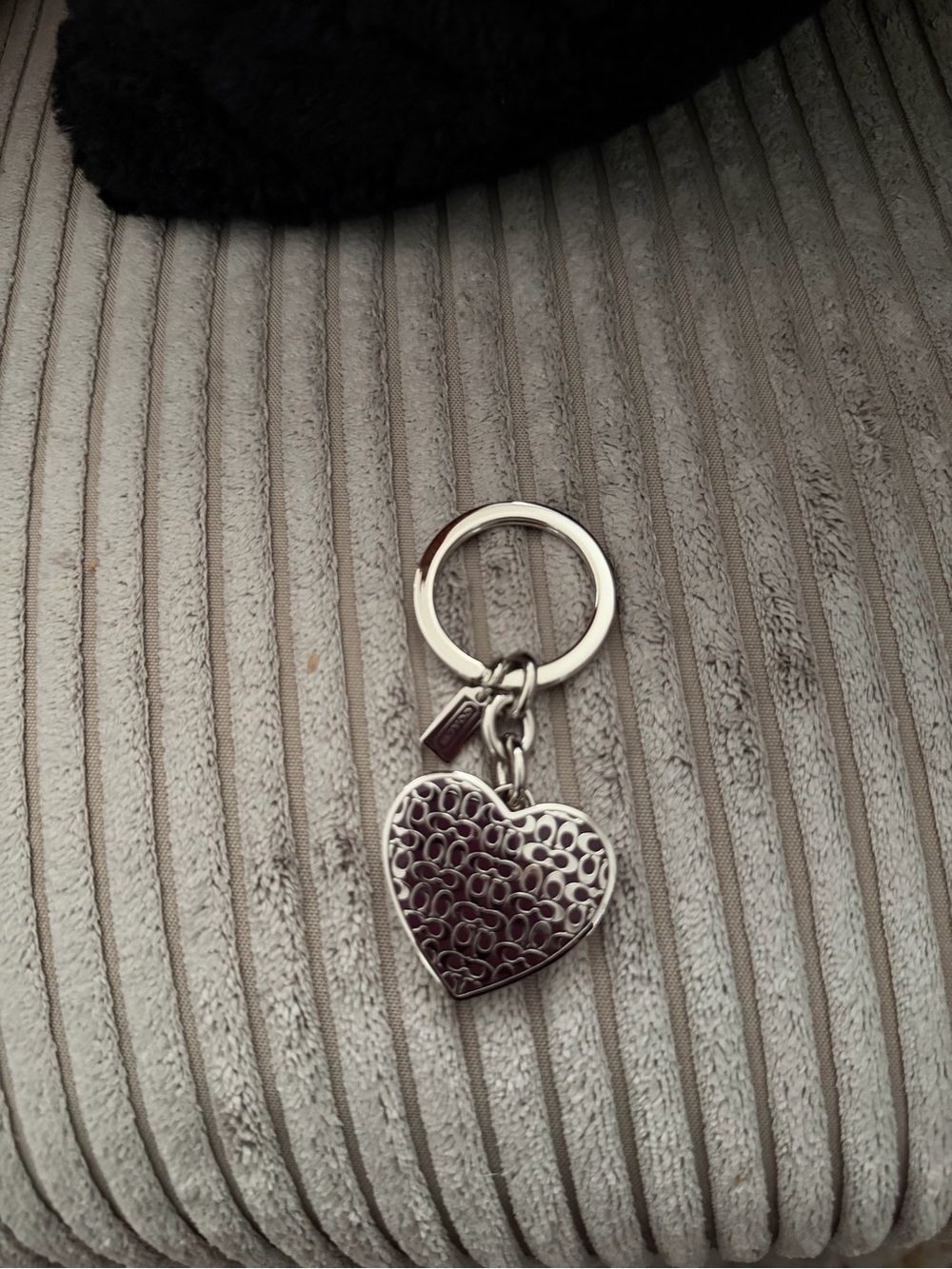 Silver Heart Keyring Keychain - Women Accessories